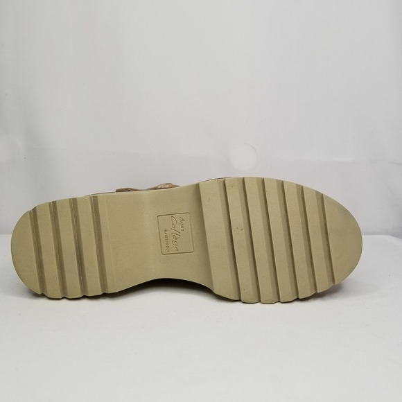 Aqua College Women's Gecko Lace-Up Buckled Boots Size 8 Sand Suede NWT - Picture 5 of 8